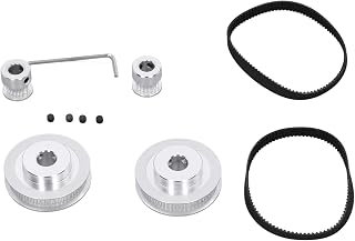 Compare Synchronous Wheel 2060 Teeth 10mm Aluminum Alloy Easy Disassembly with 200mm Timing Belt Printer Accessories at KSA Price