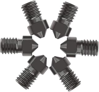 Compare 1Pc 3D Printer Parts Hardened Steel Die Steel Nozzle JHead Extruder for 0.20.30.40.50.60.81.0mm for 1.75mm for 3D V6 & V5 3D Printing Accessories Size : 1.0mm at KSA Price