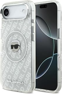 Compare CG MOBILE Karl Lagerfeld IML Karl Head Logo Compatible with MagSafe Case for iPhone Air Grey at KSA Price