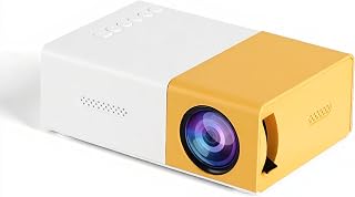 Compare Mini Projector, 4:3 FHD 1080P Portable Video Projector Compatible with AV VGA USB HDMI, 2060 inch Home Theater Movie Projector for Laptop Computer Phone and USB Flash Drive at KSA Price