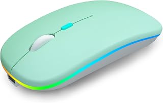 AIKOKOK Wireless Bluetooth Mouse, Rechargeable Dual…