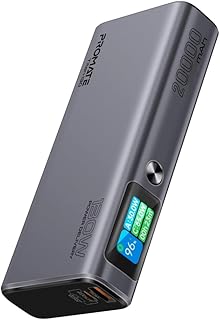 Promate Power Bank, Universal 20000mAh Ultra-Slim…