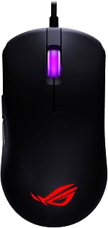 Compare ASUS ROG Harpe Mini Core Wired Gaming Mouse – Wired USB, Small Compact Design, RightHanded, 52g Lightweight, 12K DPI, ProApproved, Gear Link WebBased Configuration, PCMac Support at KSA Price