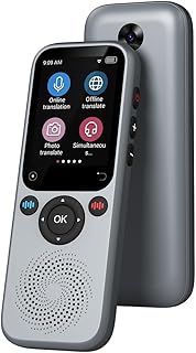 Compare S20 Translator with Quadcore ARM Cortex™A7, Android 4.4, 2.0 inch TFT Display, 5M Camera, 1GB+8GB Memory, BT 5.3, WIFI 802.11bn, 1000mAh Battery, TYPEC Charging at KSA Price