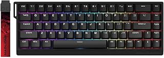 Compare Madlions MAD 68 HE – Wooting Killer | MagneticMechanical Gaming Keyboard 65% | 8000Hz Polling Rate | RT LatencyReset Ultra Export | 16.5M RGB | Web Drivers | Magnetic Switch | US QWERTY Layout at KSA Price