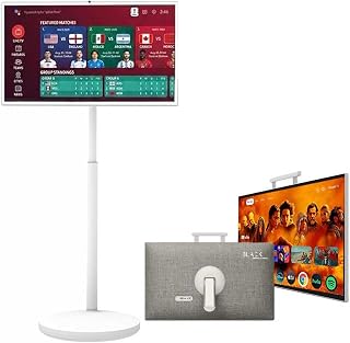 Smart Portable TV 27Inch, 1080P FHD Touchscreen…