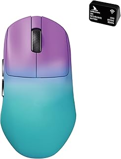 Compare Darmoshark N7MAX Wireless Gaming Mouse,TriMode 8KUSBCBluetooth,Up to 30000DPI,PAW3950 Optical Sensor Lightweight 49g,5 programmable Button,Computer Mouse for Laptop,PC,MacPurple at KSA Price