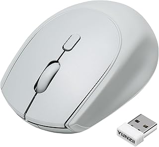 YUNZII C2 Wireless Mouse,2.4GHz Cute Silicone Noiseless…