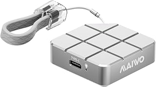Compare MAIWO 1TB External SSD Up to 1050MBs, Buildin M.2 2230 PCIe NVMe, USBC Mini Cute Portable SSD External Solid State Drive for iPhone 171615 Pro Max MacBook Pro Air, AllMetal Shell at KSA Price