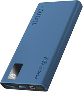 Promate Power Bank, Universal 10000mAh Ultra-Slim…