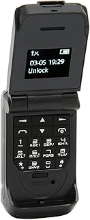 Compare Flip Phone, 64x48 0.66 Inch 300mAh Battery Small Flip Phone 32MB 64MB for Elderly at KSA Price