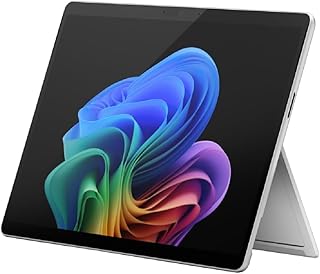 Compare Microsoft Surface Pro without power supply | Copilot+ PC | 13" OLED touch screen | Snapdragon® X Elite 12 cores | 32GB RAM | 1TB SSD | Latest Model, 11th Version | Platinum at KSA Price