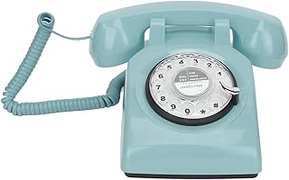 Compare Qqmora HighQuality Material Old Fashioned Vintage Home Phone with Mechanical Ringer, Those Who Appreciate Classic Design at KSA Price