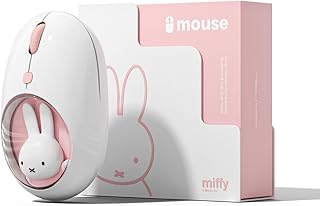 MiPow x Miffy Bluetooth Wireless Mouse, Small Portable…