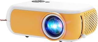 Compare HELEMIY Mini Portable Video Projector LED Movie Projector Home Theater 1080P Support 80 Inch Display with USB TF Input and Remote Control Available Connect with Computer Flash Disk for Children at KSA Price