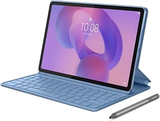 Compare Lenovo Idea Tab, 11 INCH, 2.5K, POLAR BLUE, MediaTek Dimensity 6300 OC, 8GB Ram, 128GB Storage, with Call Feature, 5G, 7040 mAh Battery, Keyboard Case and Pen, TB336ZU, ZAFM0368SA at KSA Price