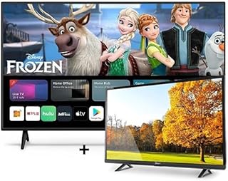 Compare DANSAT Smart Screen  85 Inches  4K  Android 13  BuiltIn Receiver + DANSAT 32 Free  DTD85BU Black at KSA Price