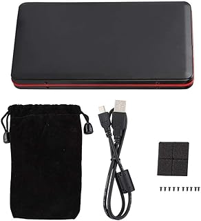 Compare 1.8 Inch SATA2.0 II USB 2.0 Hard Disk Enclosure with USB 2.0 Cable Protective Bag Mounting Kit, Portable External SATA Hard Disk HDD Case Housing Caddy at KSA Price