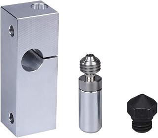 Compare MK10 All Metal Hotend Kit Hardened Steel Nozzle 3D Printer Parts Heat Break Throat Heat Block 3D Printing Accessories Color : All Kit 0.6MM Nozzle at KSA Price
