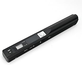 Compare A4 Size Portable Handheld DocumentReceipt Photo Scanner, 900 DPI high Resolution, JPG and PDF scanning,Black at KSA Price