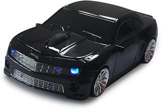 Compare Wireless Car Mouse, Cool Shape 2.4Ghz Computer Mouse for Laptop PC Mac Black at KSA Price