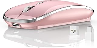 Halpilt Wireless Mouse Chargeable Portable Silent…