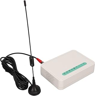 Compare gernie GSM Fixed Wireless Terminal, Quad Band GSM SIM Card Phone Line Desktop Caller ID Dialer, GSM 85090018001900MHz Worldwide, for Telephone Landlines, Recording Box UK Plug at KSA Price