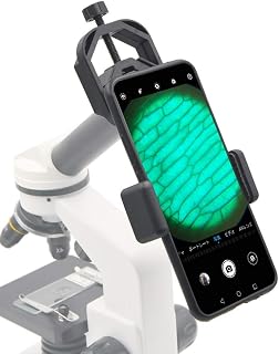 Compare Smartphone Microscope Adapter Mount, Universal Phone Scope Mount, Work with Telescope Spotting Scope Microscope Monocular Binocular  Fits iPhone, Samsung, HTC, LG and Smartphone at KSA Price