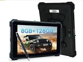 Compare A80ST Rugged Tablet, 8" Android 10 Industrial ThreeProof Tablet,8GB+128GB,1000nit,1920 * 1200IPS,IP68 Military Waterproof Outdoors Industrial Tablet, MILSTD810G,WiFi,GPS,NFC,4G LTE at KSA Price