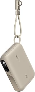 Belkin Portable Charger, Slim USB-C Power Bank 10,000mAh…