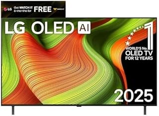 Compare LG OLED55B56LA 55 inch LG OLED AI B5 4K 120Hz Smart TV AI Magic remote webOS25 Dolby Vision  HDR10  HLGDolby Atmos 2025 at KSA Price