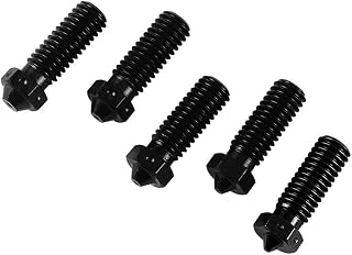 Compare EviKoo 5 Pcs Hardened Steel V6 Nozzles 1.75mm Each Hotend Nozzle for 3D Printer 3D printer accessories 3D Printer at KSA Price
