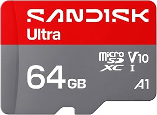 Compare SANDISK 64GB Ultra microSD UHSI Card  Up to 145MBs Read Speed, Full HD Video, V10, U1, C10, A6  SDSQUJQ064GGZ6MA at KSA Price
