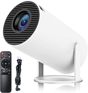 Compare Smart Projector with Android 11 HD Projector 1080P 4K WiFi6 BT Home Theater Video Projector 180° Rotatable Stand Car Keystone Correction for Mobile Phone TV Stick PNSP13 at KSA Price
