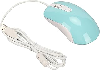Compare Wired Gaming Mouse, High Accuracy Computer Mouse Wired 4 Button 3500DPI for Home Blue at KSA Price
