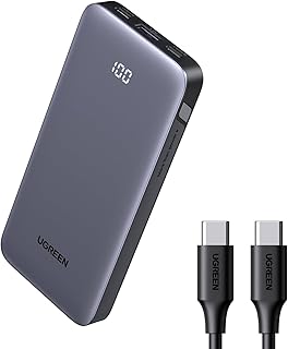 UGREEN 10000mAh Power Bank 30W with 3 Ports…
