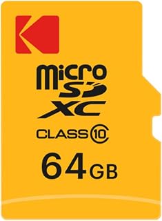Kodak 64GB Class 10 MicroSD Memory Card with SD…