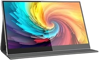 Compare Portable Screen for Laptop 15.6'' 1080P FHD Laptop Monitor USB C HDMI Display HDR Eye Care External Screen Portable Monitor at KSA Price