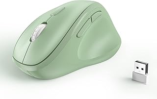 Ergonomic Wireless Mouse with USB Receiver for…