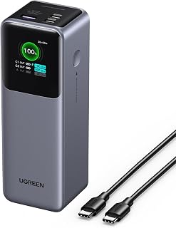 Compare UGREEN Power Bank 25000mAh 200W USB C Fast Charging Portable Charger,Nexode at KSA Price