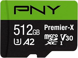 Compare PNY 512GB PremierX Class 10 U3 V30 microSDXC Flash Memory Card at KSA Price