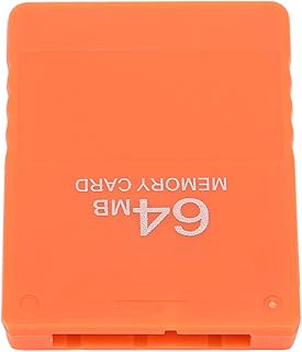 Compare 64MB Memory Card Support Efficient high speed streaming gaming memory card for FMCB1.966PS2 Orange at KSA Price