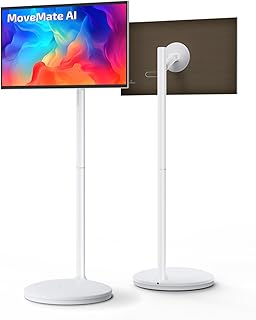 Compare 27" Smart Portable TV with Qualcomm SD Chip, 19,200 mAh Battery for 16Hour Playtime, Rolling TV with 8 GB + 128 GB Storage, 13 MP Camera, Voice Control via Google Assistant at KSA Price