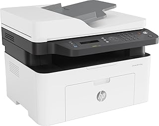Compare HP Laser MFP 137fnw, Black and white Printer for Small Office, Print, copy, scan, fax, 2 Years Warranty, White  4ZB84A at KSA Price