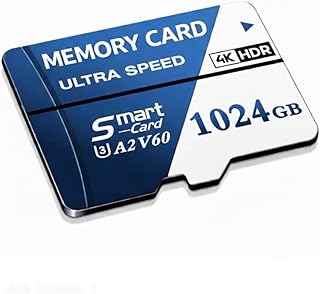 Smart Card Micro SD Memory Card, 1024GB, Ultra…