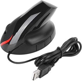 Compare USB Wired Optical Vertical Mouse, Ergonomic Design Mice, Removable Wrist Rest Reduces Wrist and Hand Pain Mouse for Gaming, PC, Computer, Laptop, Desktop at KSA Price