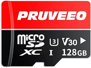 Pruveeo 128GB MicroSDXC Memory Card with Adapter for…