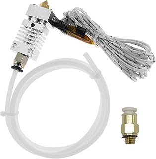 Compare Metal Hotend Extruder Cable Kit with 0.4mm Brass Nozzle Print Throat Tube 1.75mm Filament Size Suitable for CR10 3D Printer 3D Printing Accessories Size : 24V 50W at KSA Price