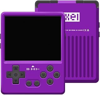 Compare GKD Pixel 2 Console Metal Retro Game Player Portable Mini Pocket Handheld, Preinstalled with 64GB TF Card 1800mAh Battery 2.4inch IPS Screen Aluminum Body Console Gaming Player Purple 64GB at KSA Price