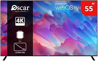 Oscar 55-Inch Smart TV, 4K UHD, WebOS, Frameless…